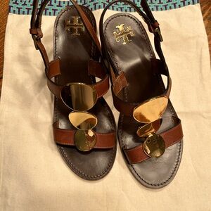 Tory Burch sandals with dust bag sz 6